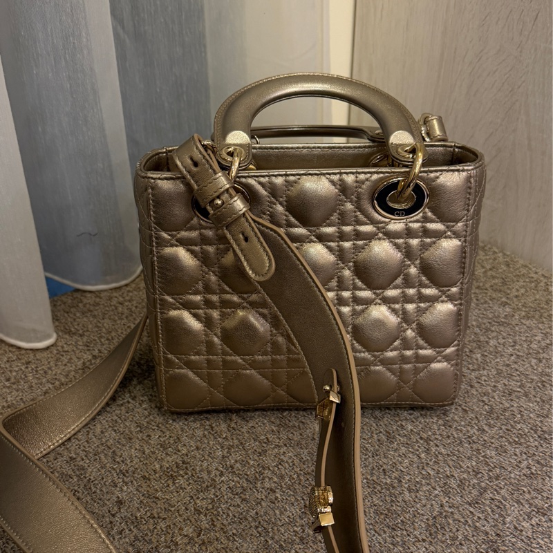 Lady Dior 黛妃包 香檳色-2