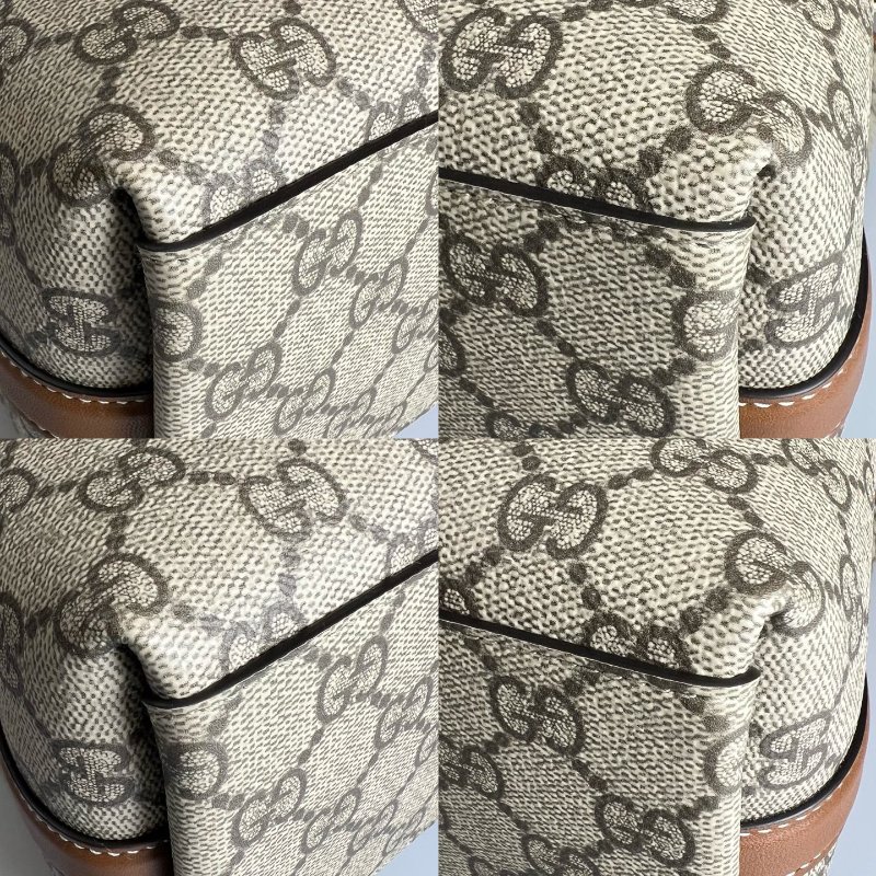 GUCCI 815118 Emblem系列手提斜背迷你水桶包-12