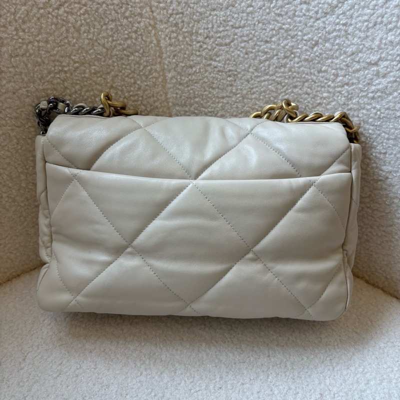 Chanel 香奈兒 19 Bag 小號 米色羊皮|30 開-2