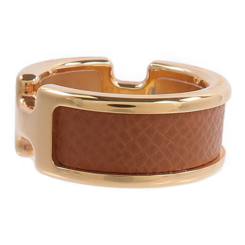 HERMES Madame皮革/金屬Olympe Ring戒指-2