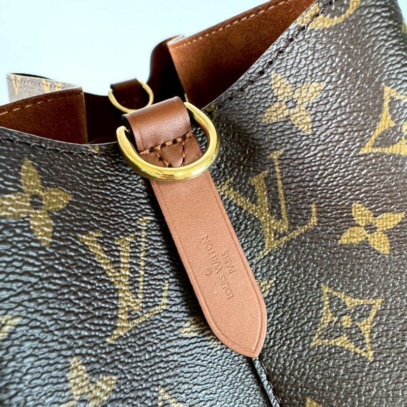 現貨 LV NEONOE 老花 焦糖色 束口 兩用 肩背 斜背 水桶包 M44887-8