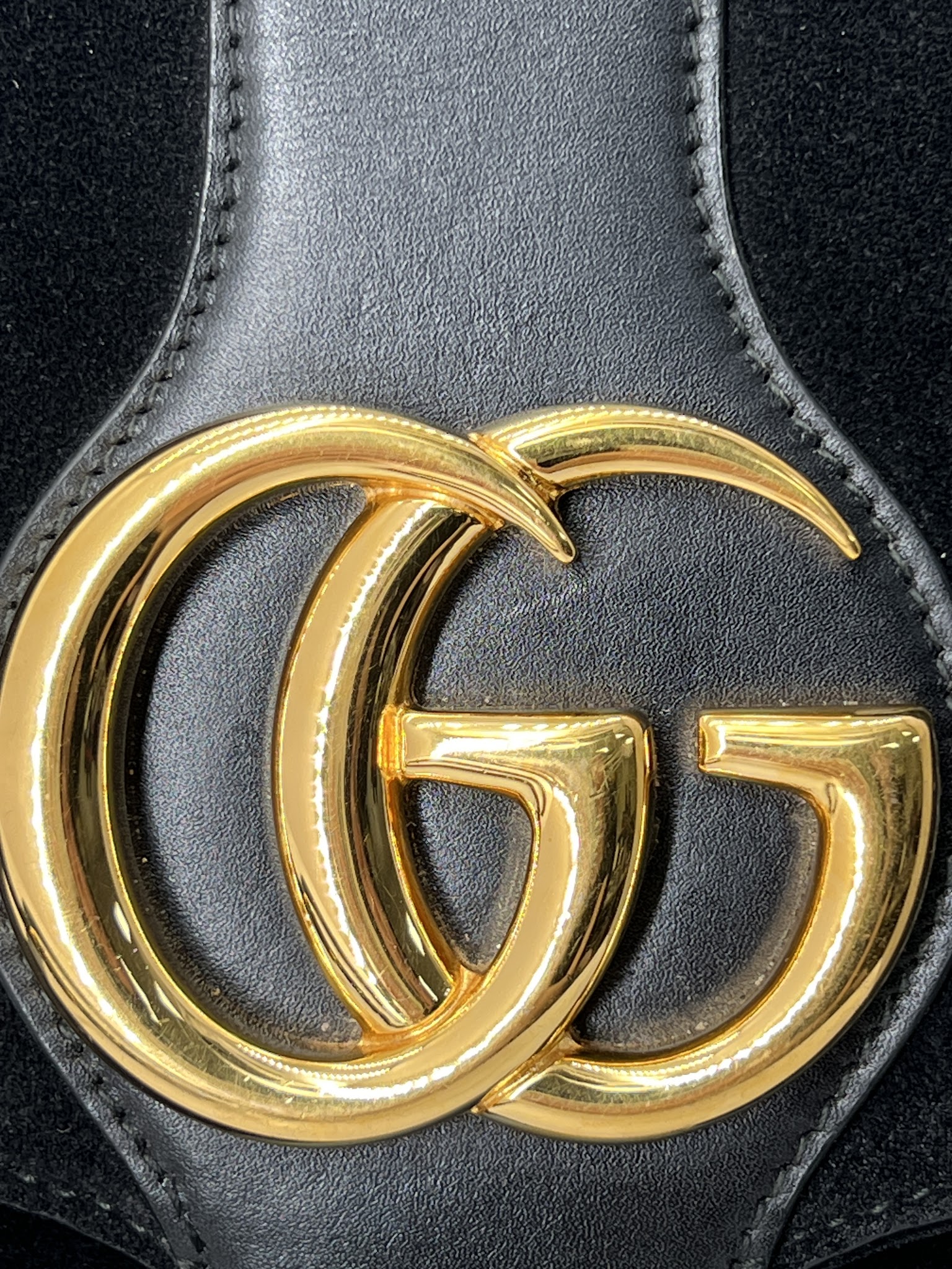 香緹國際精品 GUCCI Arli 麂皮肩背包 1017-1