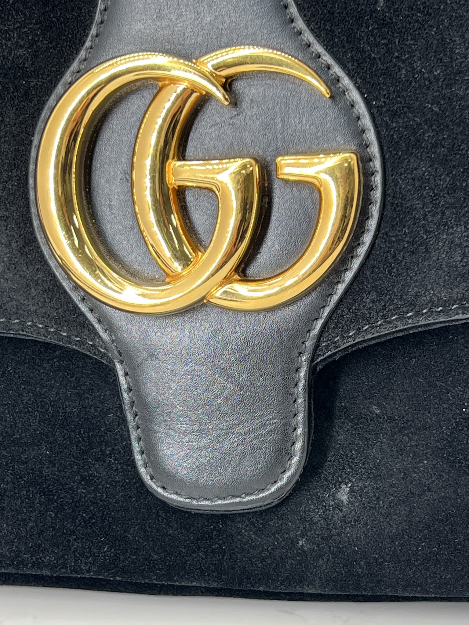 香緹國際精品 GUCCI Arli 麂皮肩背包 1017-4