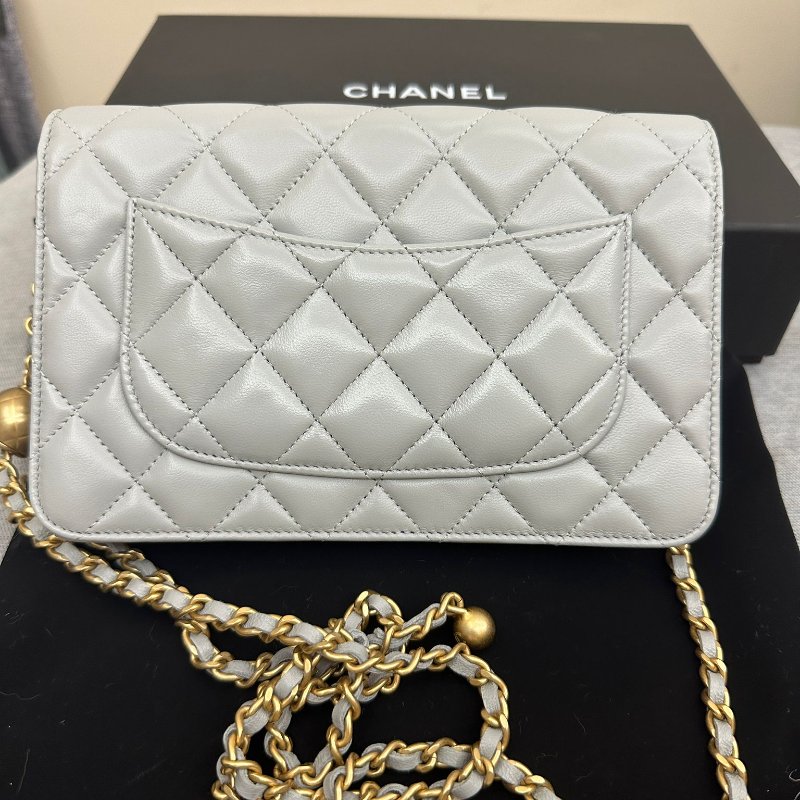 Chanel WOC 羊皮 金球 單肩斜挎-2
