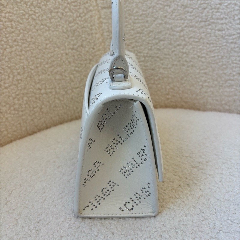 巴黎世家 / Balenciaga Hourglass 沙漏包|小號 白色-3