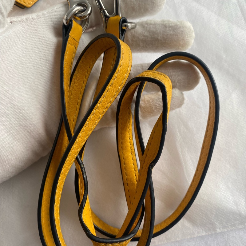 LOEWE 羅意威 Puzzle 迷你拼圖包｜明黃色 小牛皮-8