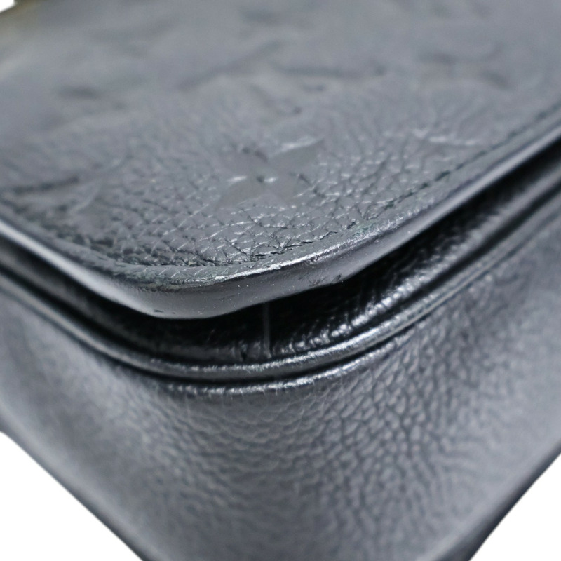 黑色 牛皮壓紋 Pochette Metis 肩背包【LOUIS VUITTON LV 路易威登】 M41487-15