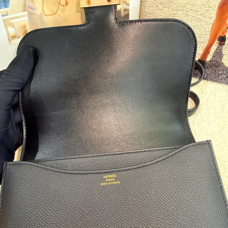 98新愛馬仕Hermès Constance Mini 康康黑金扣19-3
