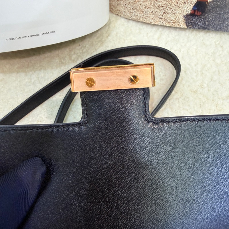 98新愛馬仕Hermès Constance Mini 康康黑金扣19-4