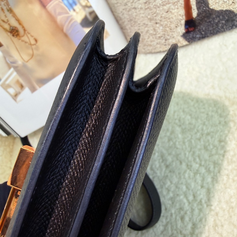 98新愛馬仕Hermès Constance Mini 康康黑金扣19-6
