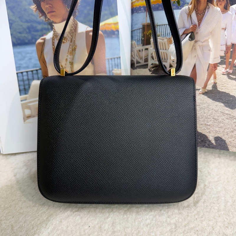 98新愛馬仕Hermès Constance Mini 康康黑金扣19-10