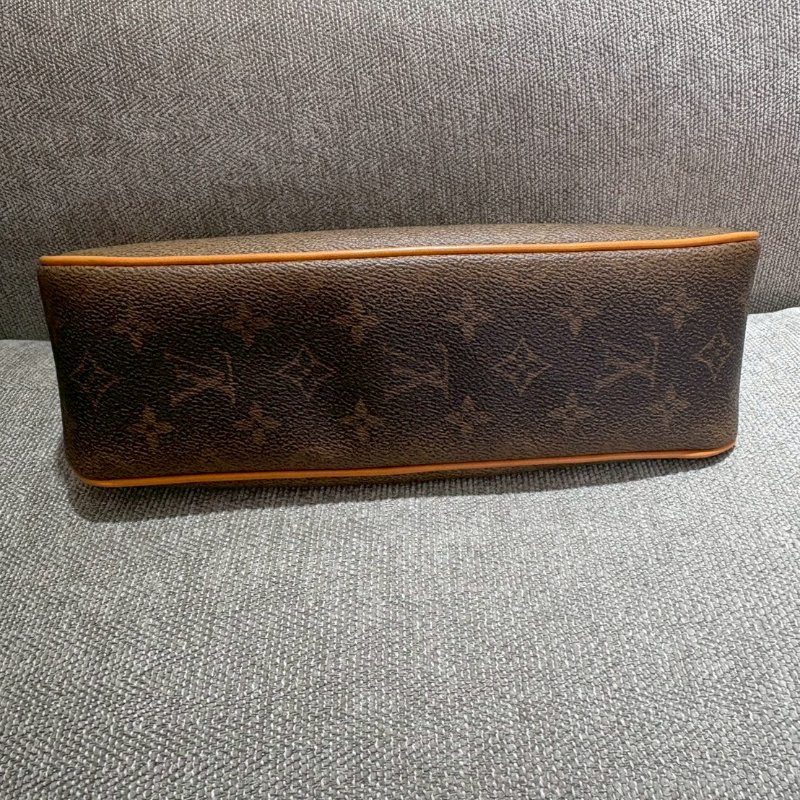 Louis Vuitton Pochette Accessoire XL 仿舊牛皮斜挎包晶片款-4