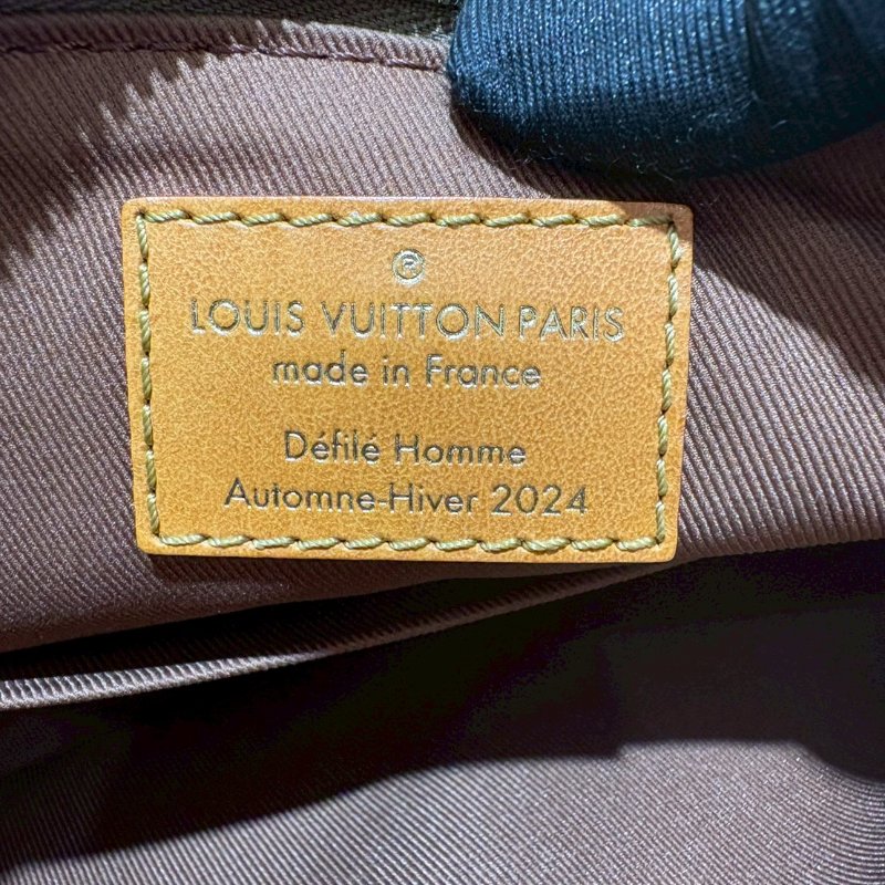 Louis Vuitton Pochette Accessoire XL 仿舊牛皮斜挎包晶片款-10