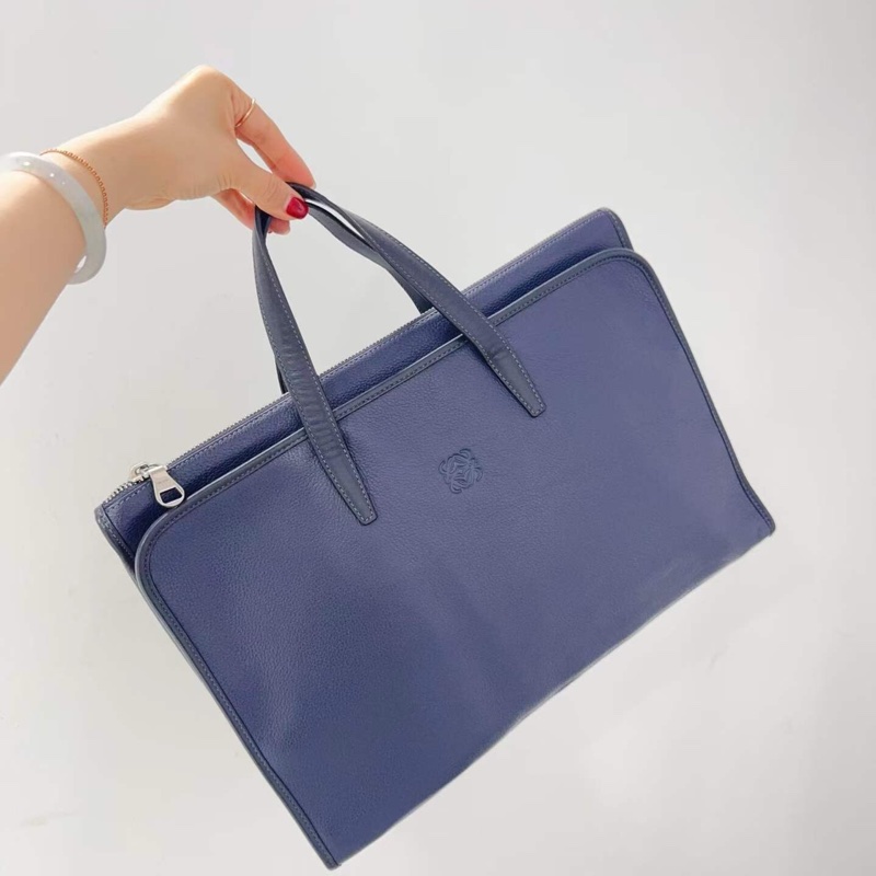 Loewe 羅意威 經典款 單肩手提袋 電腦公文包-0
