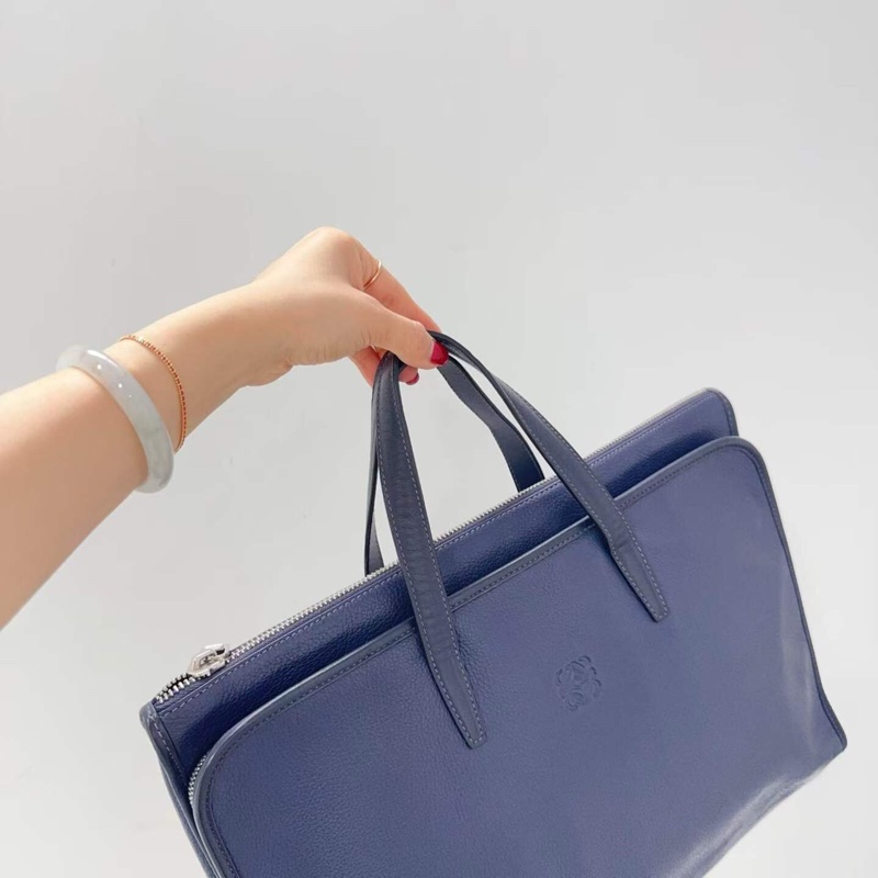 Loewe 羅意威 經典款 單肩手提袋 電腦公文包-5