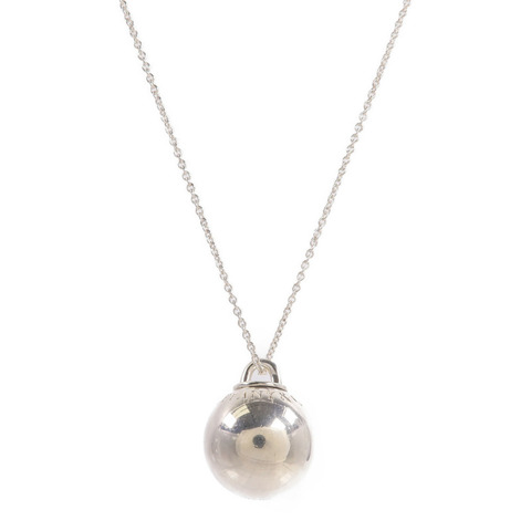 TIFFANY&CO 925純銀Hardwear Ball Necklace項鍊