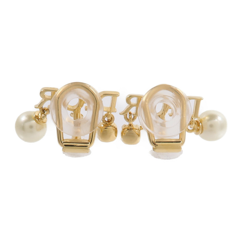 Dior 金屬/樹脂/水晶Evolution Clip-On Earrings耳環-1