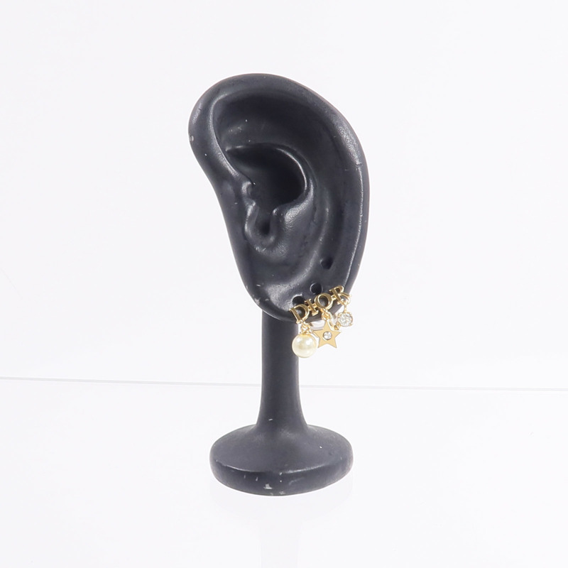 Dior 金屬/樹脂/水晶Evolution Clip-On Earrings耳環-6
