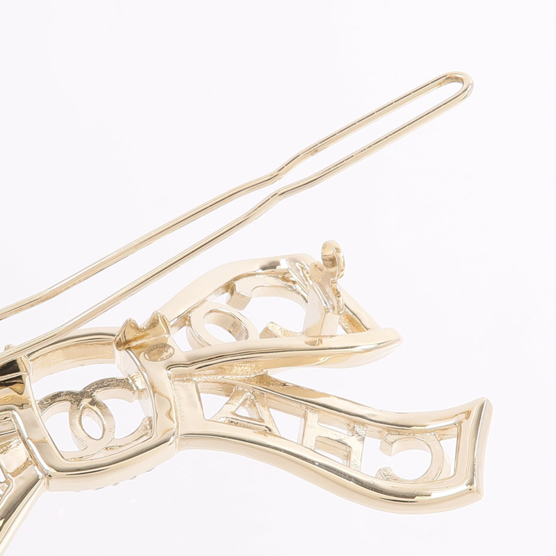 CHANEL 金屬Hair Clip髮夾-5