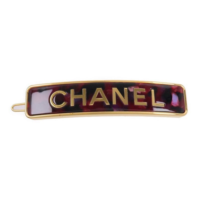 CHANEL 金屬/琺瑯Hair clip髮夾-1