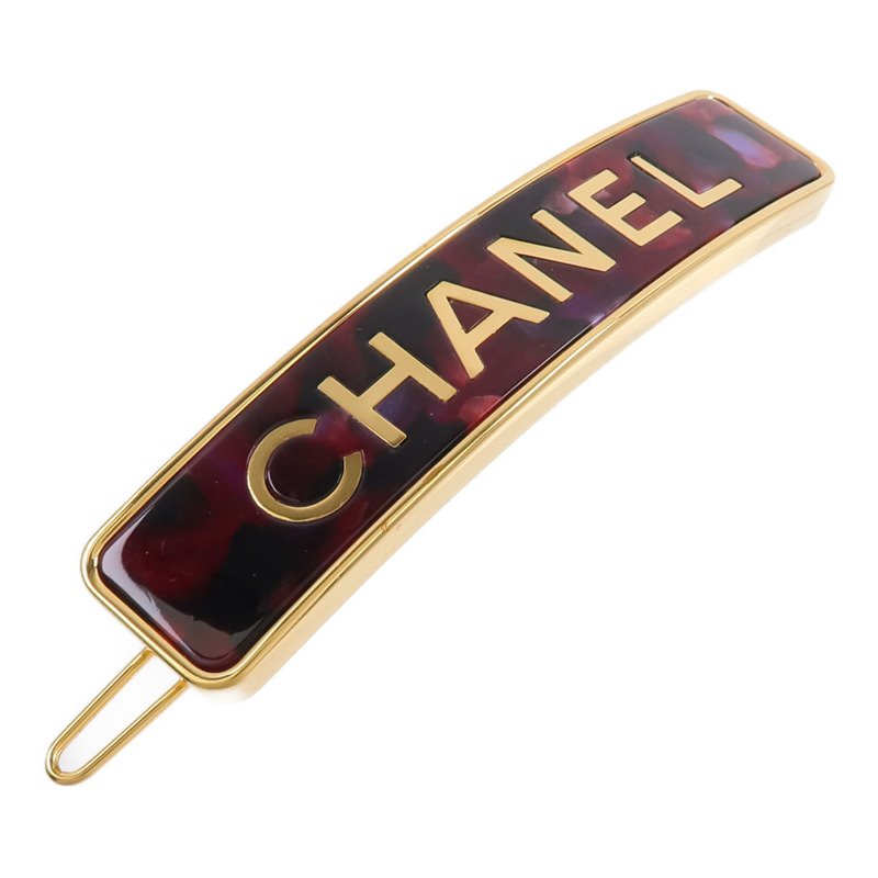 CHANEL 金屬/琺瑯Hair clip髮夾-3