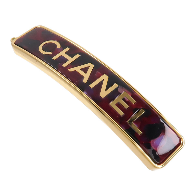 CHANEL 金屬/琺瑯Hair clip髮夾-4