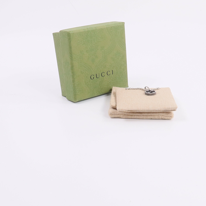 GUCCI 925純銀GG Necklace項鍊-8