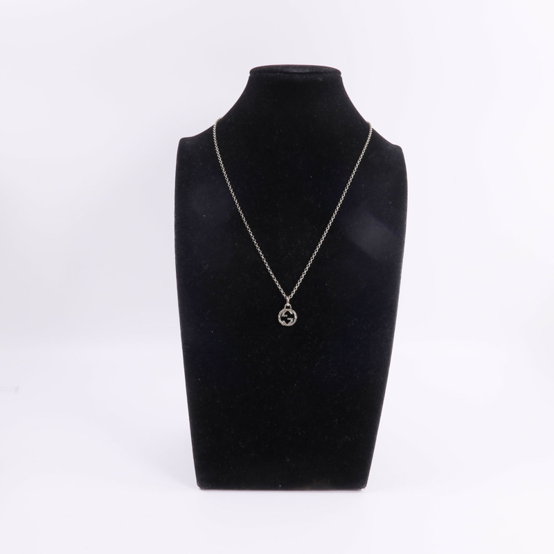 GUCCI 925純銀GG Necklace項鍊-9