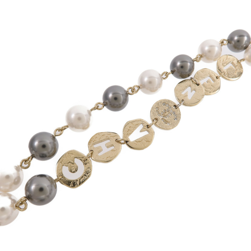 CHANEL 金屬/樹脂Egyptian CC Necklace項鍊-2