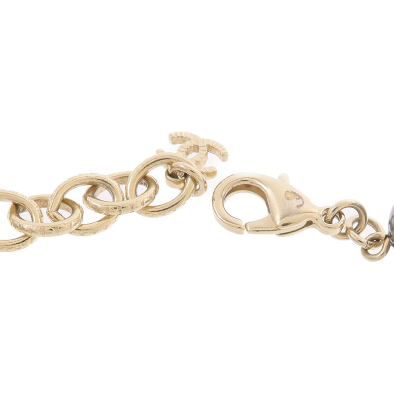 CHANEL 金屬/樹脂Egyptian CC Necklace項鍊-4