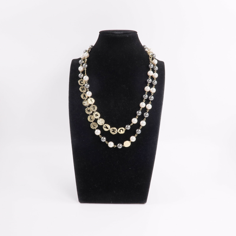CHANEL 金屬/樹脂Egyptian CC Necklace項鍊-6