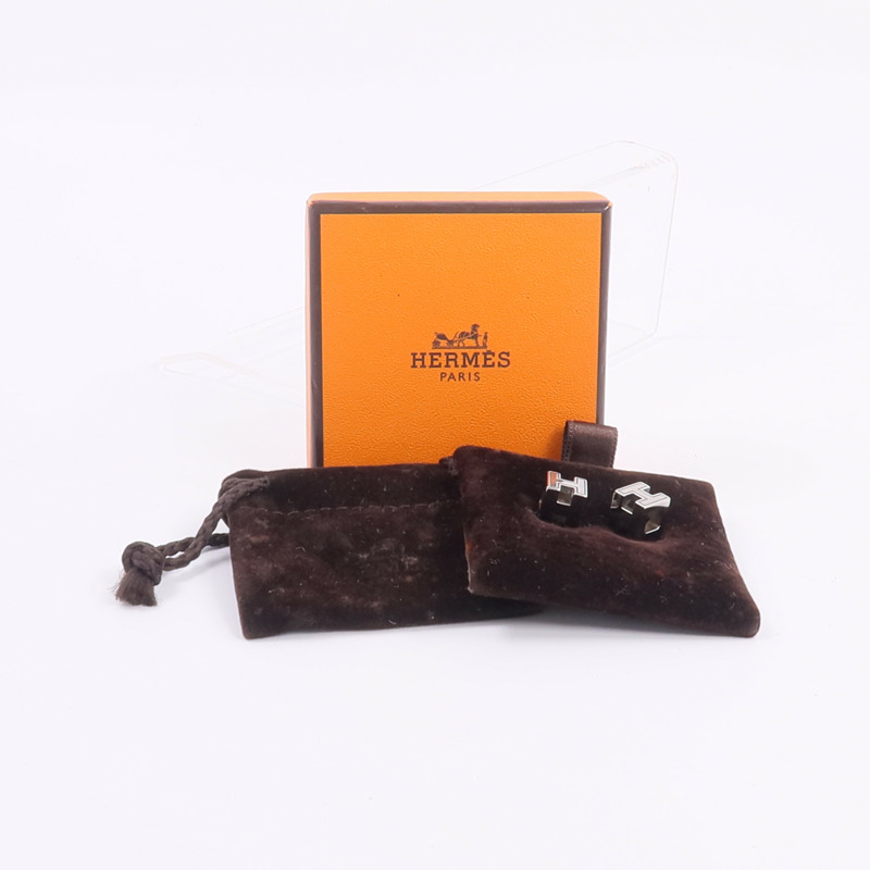 HERMES 金屬Cage d'H Earrings耳環-8