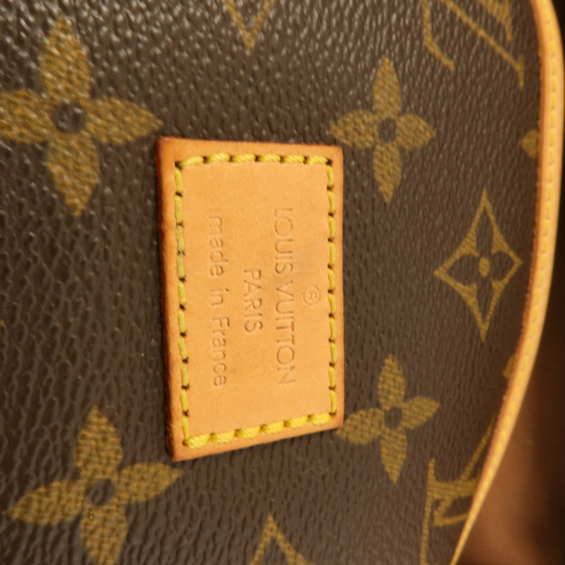 LOUIS VUITTON Monogram Saumur 30金扣肩背袋棕色-6