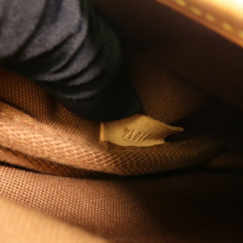 LOUIS VUITTON Monogram Saumur 30金扣肩背袋棕色-7