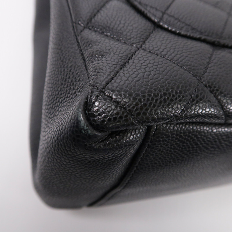 CHANEL 牛皮皮革GST Grand Shopping Tote Bag鏈帶肩背袋-10