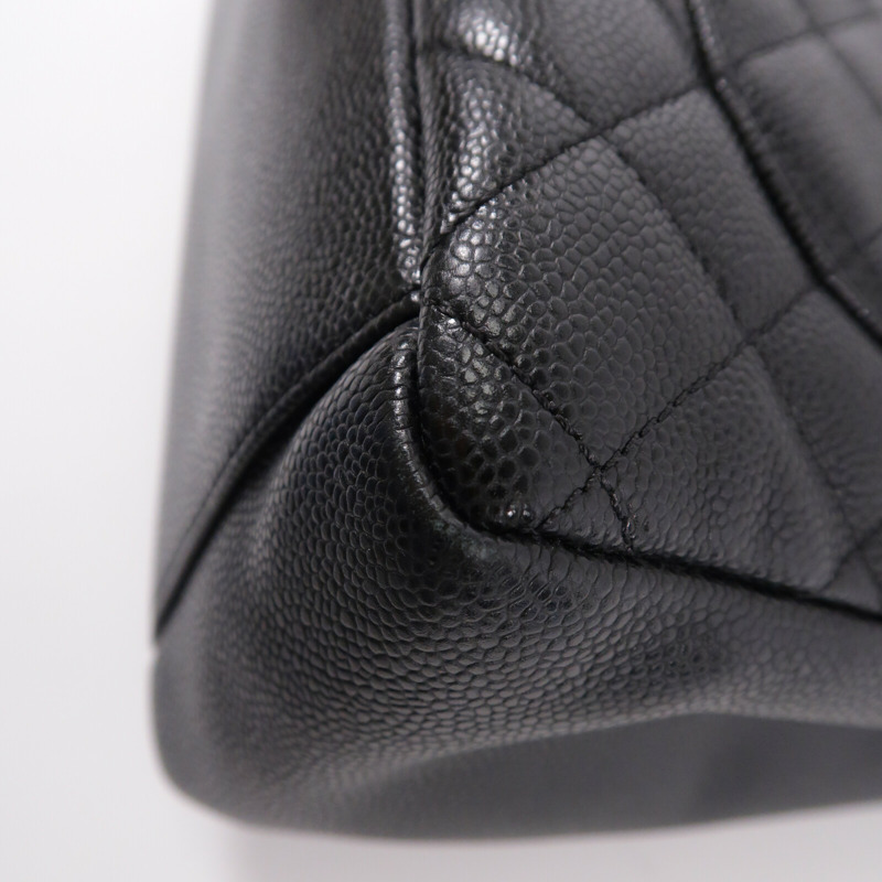 CHANEL 牛皮皮革GST Grand Shopping Tote Bag鏈帶肩背袋-11