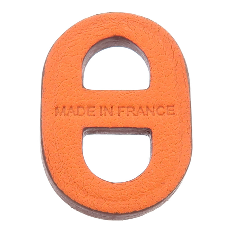 HERMES 金屬O'Maillon耳環Orange-5