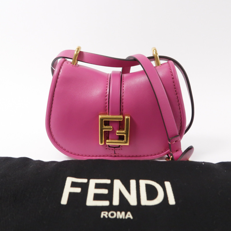 FENDI 牛皮皮革C'mon Nano肩背袋-11