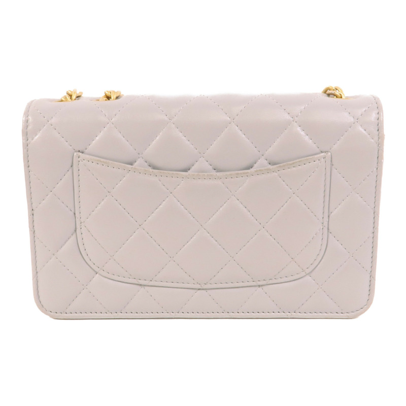 CHANEL 羊皮皮革WOC Wallet On Chain鏈帶肩背袋-1