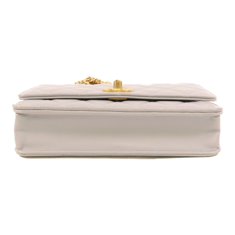 CHANEL 羊皮皮革WOC Wallet On Chain鏈帶肩背袋-3