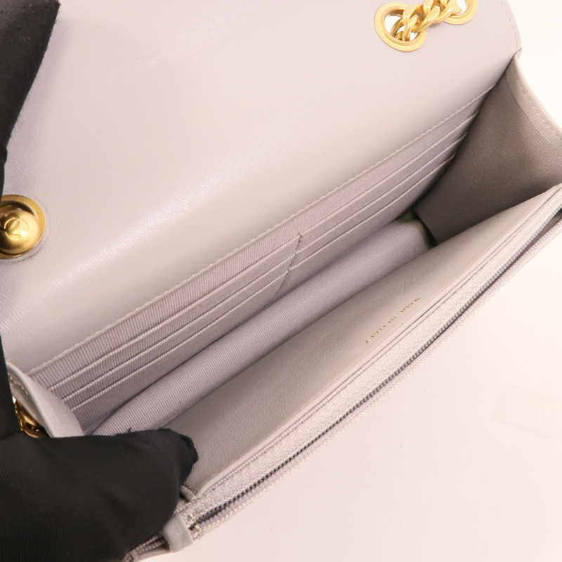 CHANEL 羊皮皮革WOC Wallet On Chain鏈帶肩背袋-4