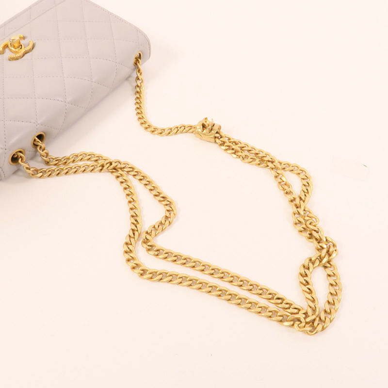 CHANEL 羊皮皮革WOC Wallet On Chain鏈帶肩背袋-5