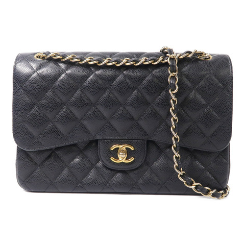 CHANEL 牛皮皮革Large Classic鏈帶肩背袋