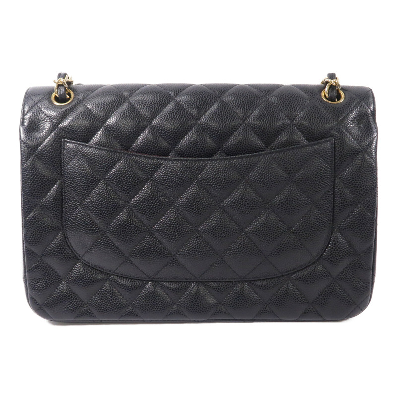 CHANEL 牛皮皮革Large Classic鏈帶肩背袋-1