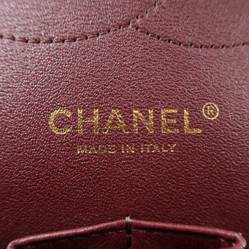 CHANEL 牛皮皮革Large Classic鏈帶肩背袋-5