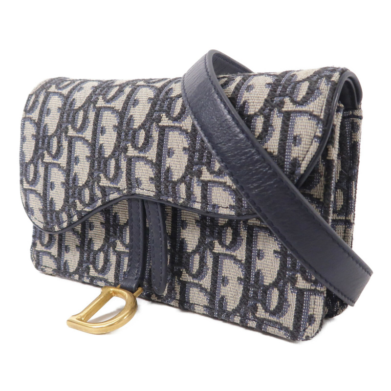 Dior 帆布Oblique Saddle Belt Bag腰包-2