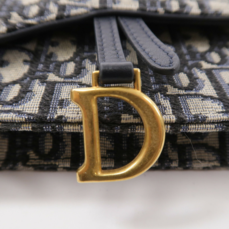 Dior 帆布Oblique Saddle Belt Bag腰包-8