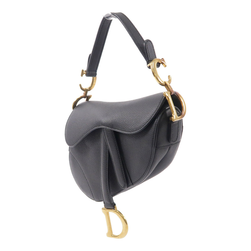 Dior 牛皮皮革Saddle Mini手挽肩背兩用袋-2