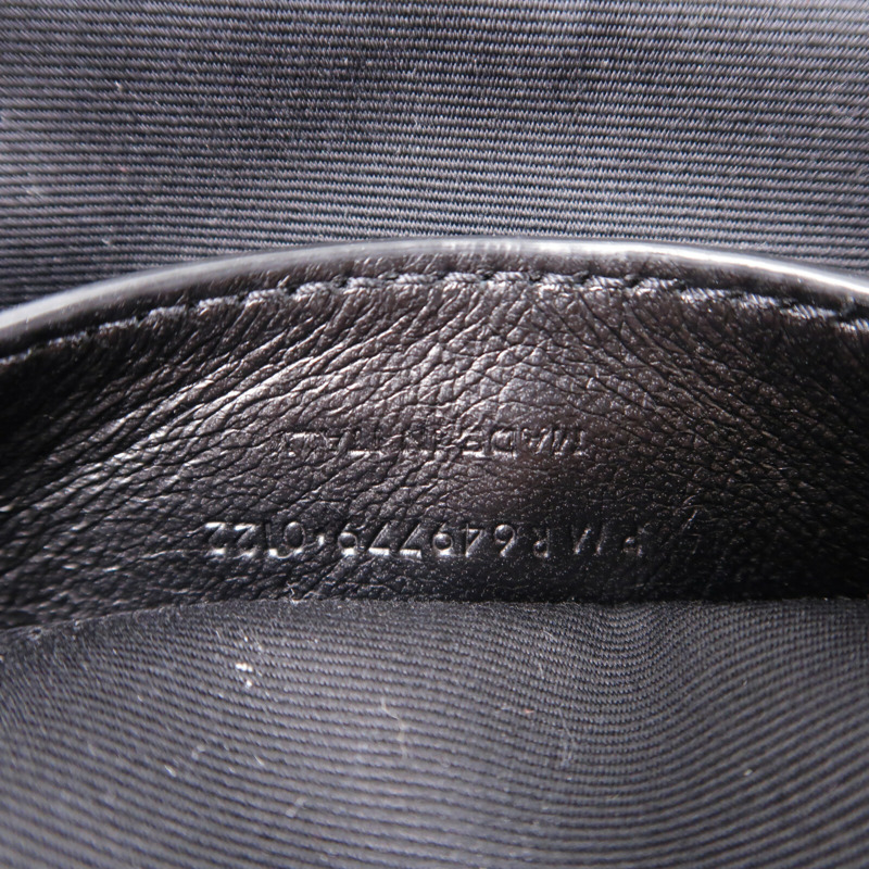 SAINT LAURENT 牛仔布Paris 80'S Vanity Bag鏈帶肩背袋-6