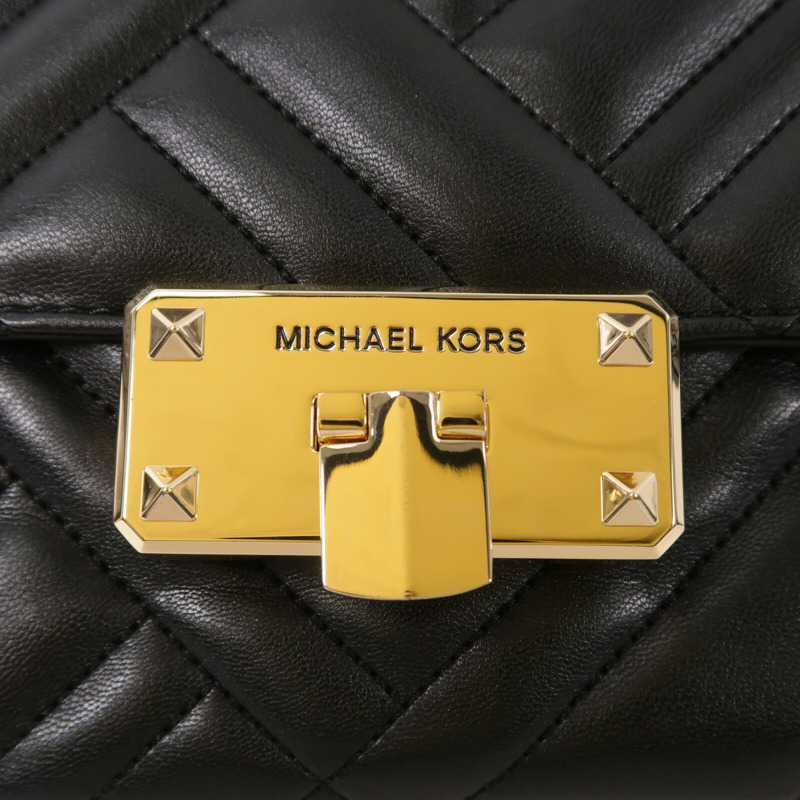 Michael Kors 牛皮皮革Shoulder Bag鏈帶肩背袋-6